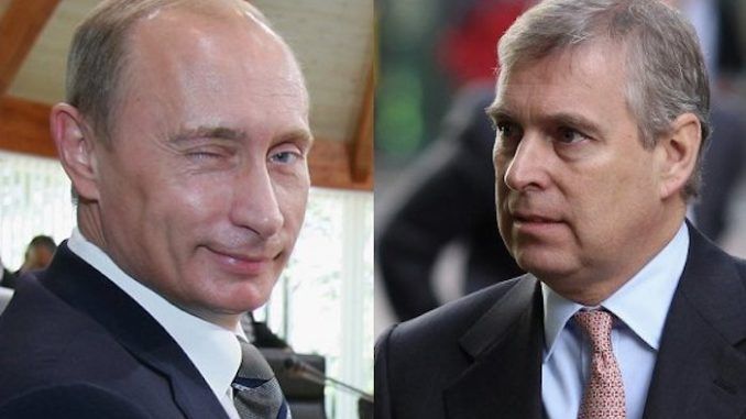 Russia might have evidence about Prince Andrew's abuse of Epstein's sex slave, MI6 warn