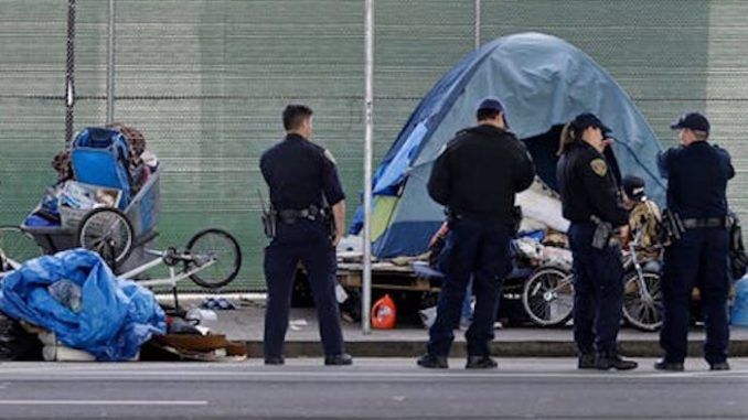 California vows to solve homeless crisis by throwing homeless people in jail