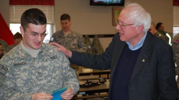 U.S. Military employees have donated almost three times as much to the Bernie Sanders presidential campaign than they have to either Joe Biden's campaign or President Donald Trump's re-election campaign.