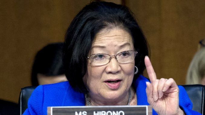 Mazie Hirono calls on people to treat climate change like a religion