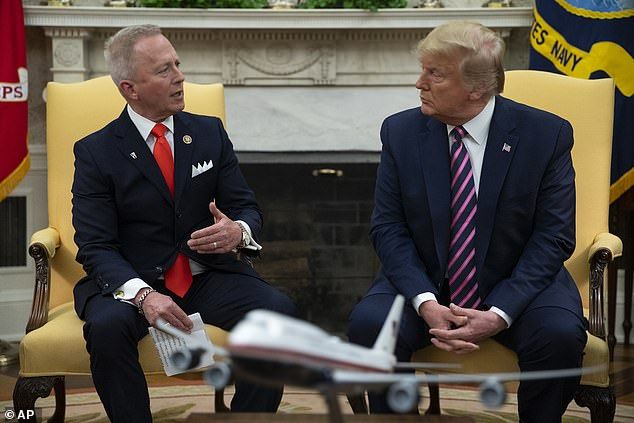 New Jersey's Rep. Van Drew meeting with President Donald J. Trump in the Oval Office the day after Rep. Van Drew voted against impeaching the president.