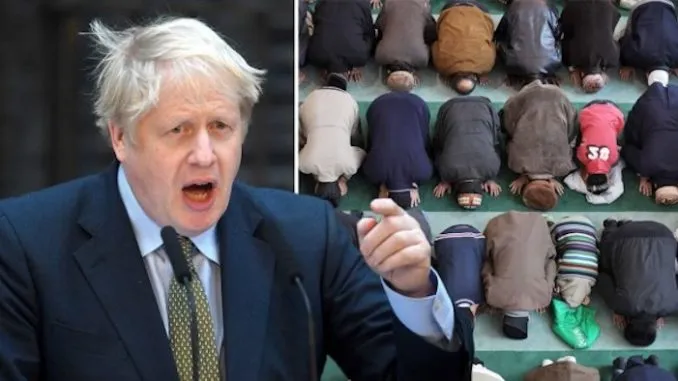 Moslims zijn "begonnen het Verenigd Koninkrijk te verlaten nadat Boris Johnson de verkiezingen won" volgens de koppen van een grote Londense krant.