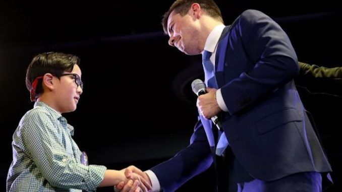 Democrat presidential candidate Pete Buttigieg gave a 9-year-old boy advice on how to come out as gay during a campaign stop in Denver on Saturday night.