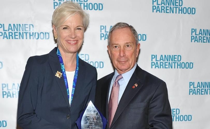 Former Planned Parenthood president Cecile Richards and former New York City Mayor Michael Bloomberg at a 2012 Planned Parenthood party on March 13, 2012 in New York City.