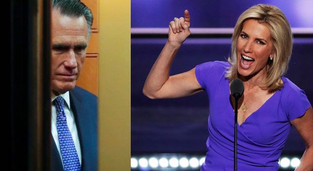 Fox News host Laura Ingraham threatens to run against Mitt Romney in Utah in four years