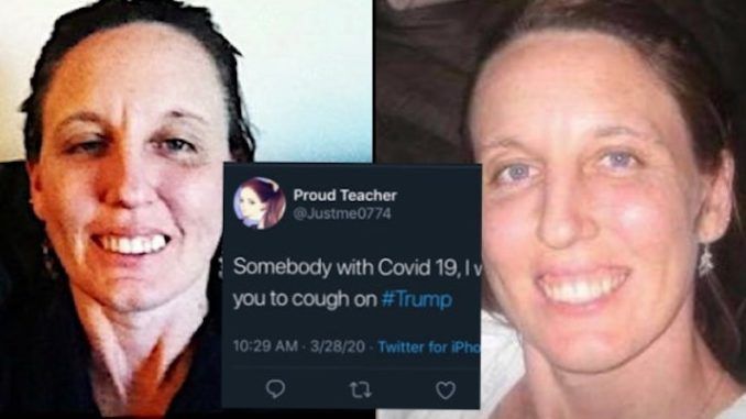 Rhode island public school teacher offers to pay someone with coronavirus to cough on President Donald Trump