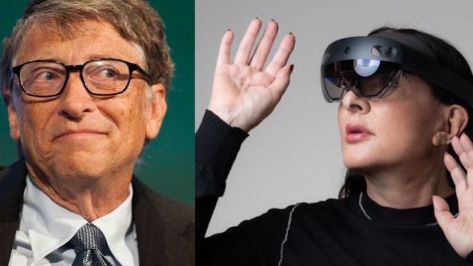 "Spirit Cooking" artist Marina Abramovic, who was recently photographed with Lord Jacob Rothschild admiring a painting from 1797 titled “Satan Summoning His Legions”, has emerged from the shadows to star in a new commercial for Bill Gates' Microsoft.