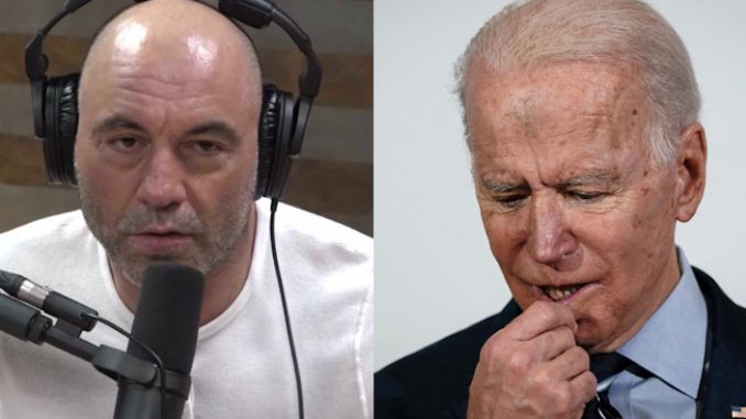 Popular podcaster Joe Rogan says Joe Biden is in the throes of dementia