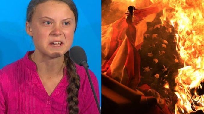 Teenage climate activist Greta Thunberg has been watching the violent riots that have exploded across the United States the past week and has declared that "global structural change" is needed in response.
