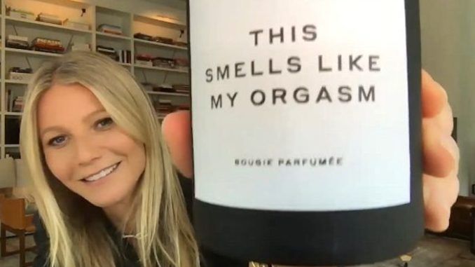 Gwyneth Paltrow unveils expensive 'this smells like my orgasm' candle