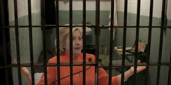 UPDATES - Hillary Clinton May Have To Testify In Email Case Hillary-behind-bars.jpg