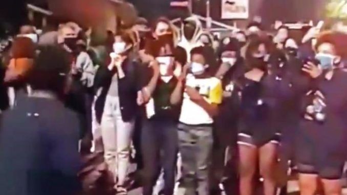 BLM protestors storm Seattle neighborhood and demand people leave their homes and give them money