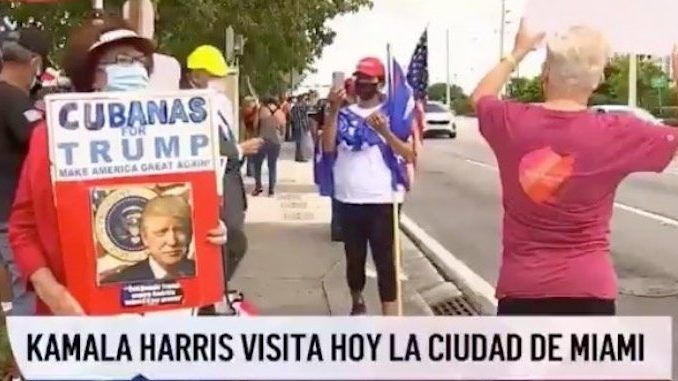 Kamala Harris reject by Latinos in Miami during campaign visit