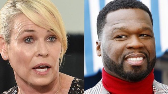 Chelsea Handler boasts she had to remind 50 cent that he is black after he came out as Trump supporter