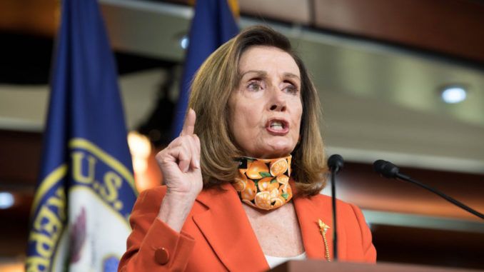 Nancy Pelosi says POTUS invited coronavirus by not wearing a mask