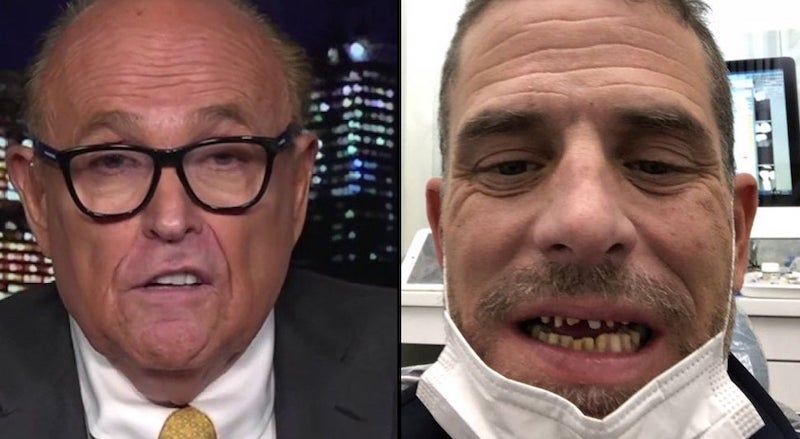 Rudy Giuliani says photos on Hunter Biden hard drive will shock hell out of public