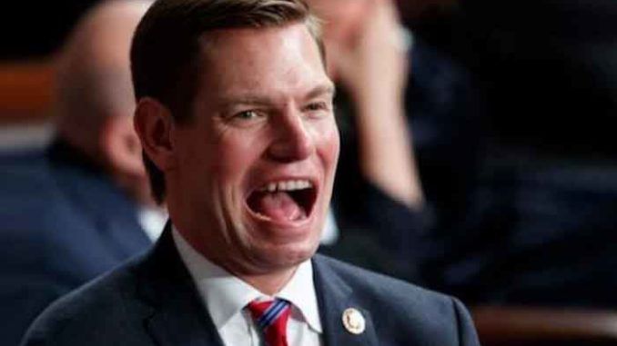 Rep. Eric Swalwell blames President Trump for Chinese spy story