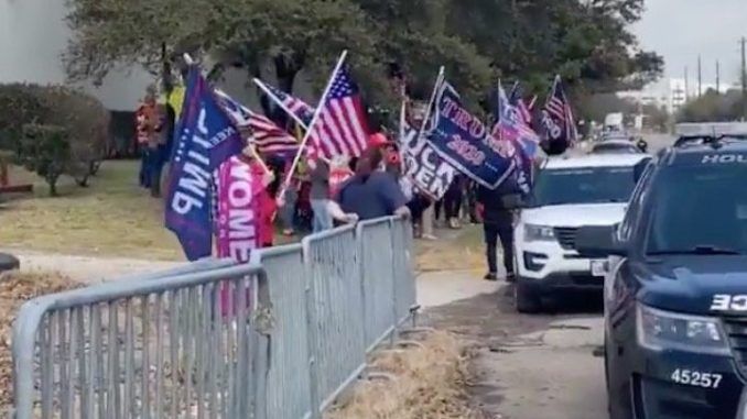 Biden crew furious after MAGA crowds greet them in Texas with not a single Biden supporter in sight