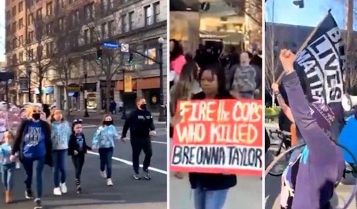 BLM Protesters Threaten Little Girls Outside Cheerleading ...