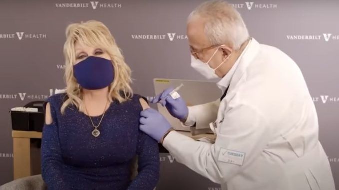 Dolly Parton covid vaccine
