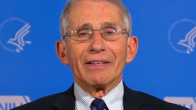 Dr. Anthony Fauci says children must wear masks in order to play together