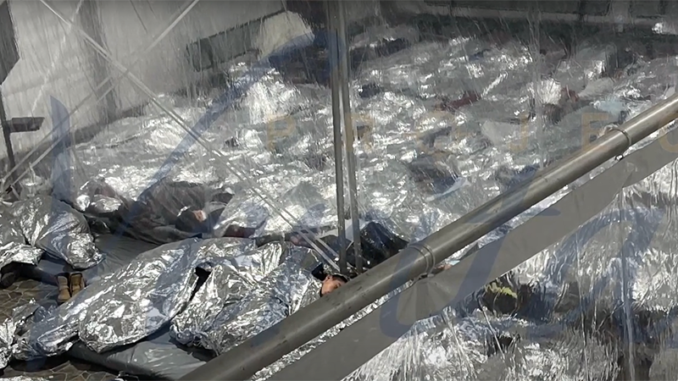 migrants held at border