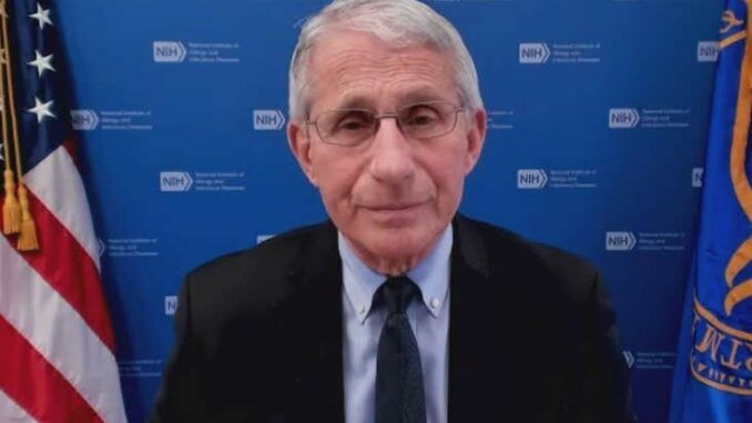 Dr. Fauci says masks will be forever
