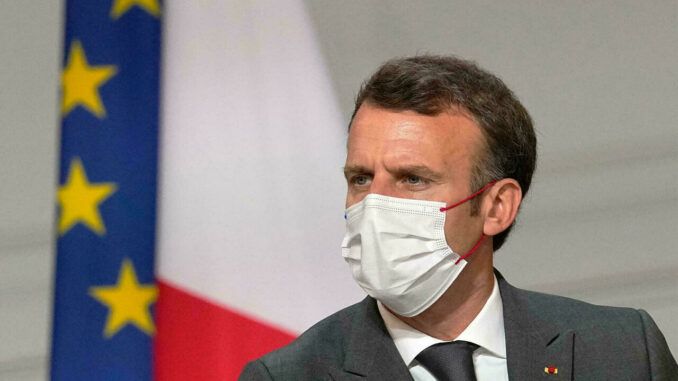 Macron France health passes