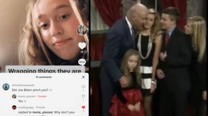 Senator's niece confirms Joe Biden pinched her nipple when she was 8 years old