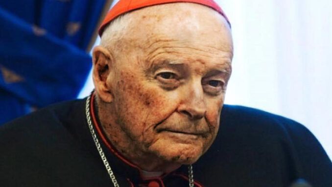 Cardinal Theodore McCarrick charged with raping a teenage boy