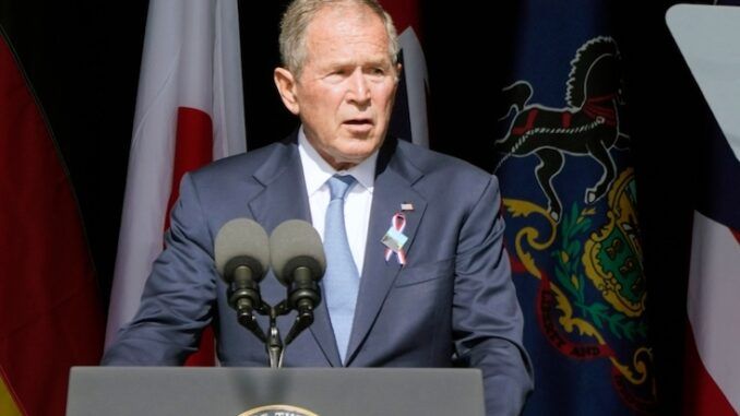Former President George W. Bush compares Trump supporters to 9/11 terrorists