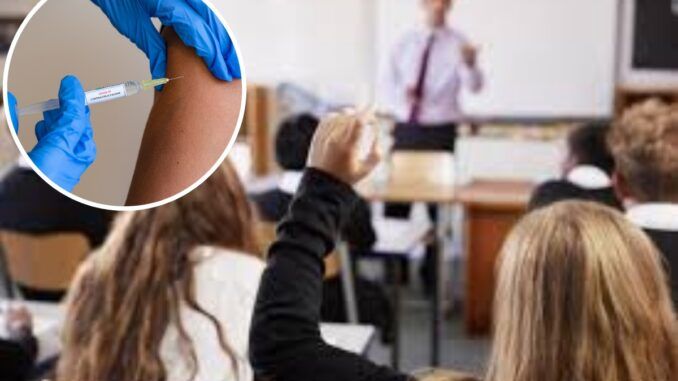 UK schools covid vaccine