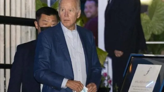 Rules for Thee, but Not for Me! Biden Caught Maskless at Elite DC Restaurant