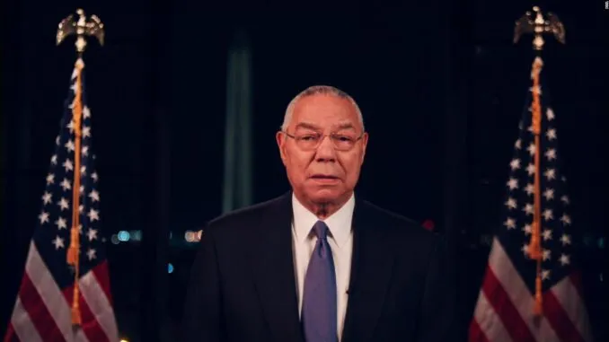 DOUBLE-VAXXED Former US Secretary of State Colin Powell Dies