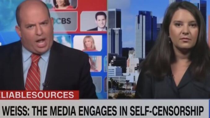 CNN's Brian Stelter trembles with rage as NYT editor calls him out on his woke hypocrisy