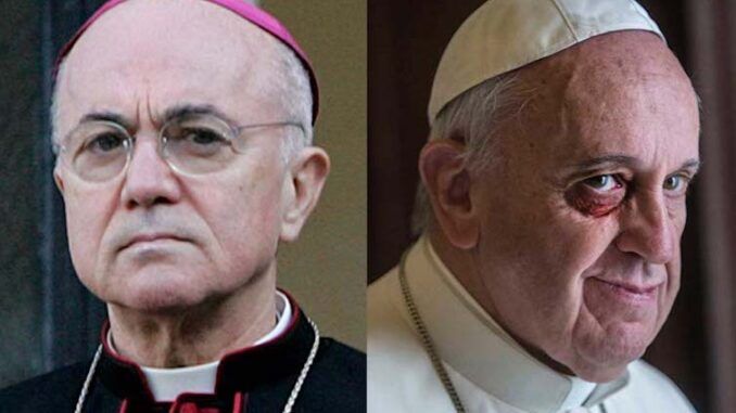 Archbishop Carlo Maria Vigano warns Pope Francis is attempting to usher in the 'Great Reset'
