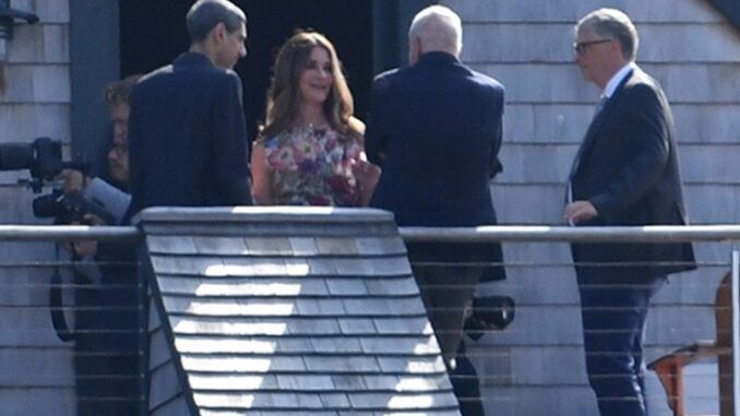 Bill and Melinda Gates maskless at daughter's wedding