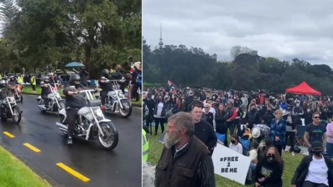 Thousands rise up against New World Order lockdowns in New Zealand