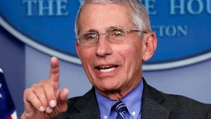 CHILD KILLER Dr. Fauci: We’ll Be Jabbing Your Babies After Christmas