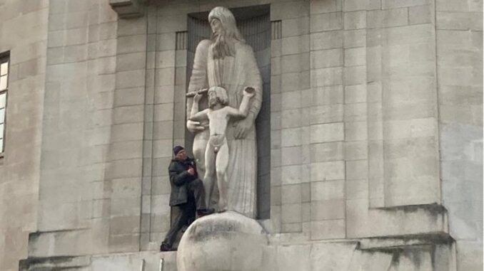 bbc statue by pedophile artist