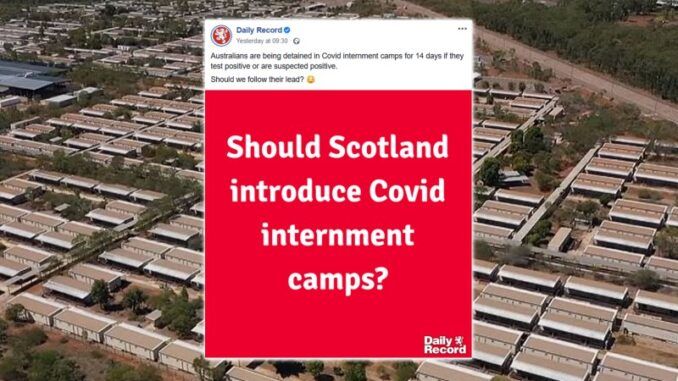 Scottish newspaper internment camps