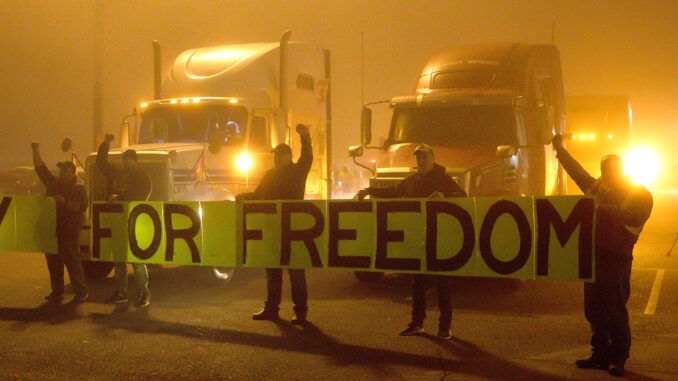 Truckers freedom convoy