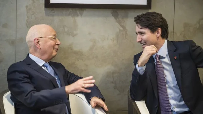 Trudeau Regime Caught Taking Direct Orders From Klaus Schwab’s World Economic Forum