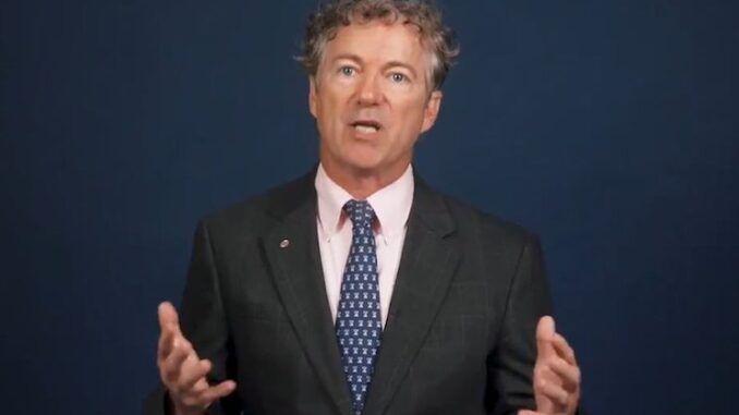 Rand Paul warns the New World Order are about to install Martial Law in America