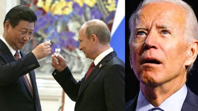 Biden shared intel with China, and China then told Russia