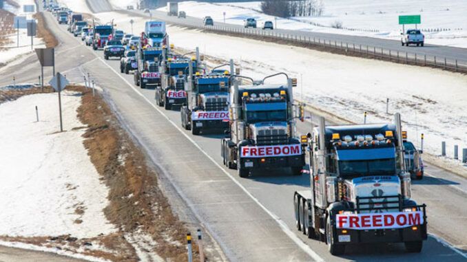 Democrats plan to steal trucks from American Freedom Convoy protestors