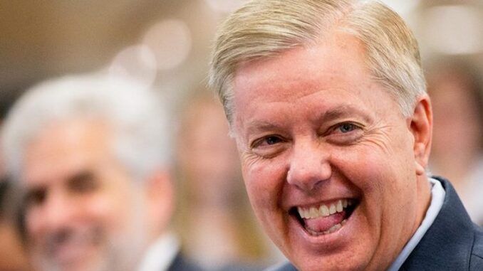 RINO Lindsey Graham approves of new law that will allow private companies to read Americans' emails, text messages and DMs