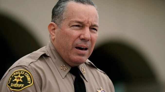 Los Angeles sheriff says mandates are about New World Order trying to defund the police