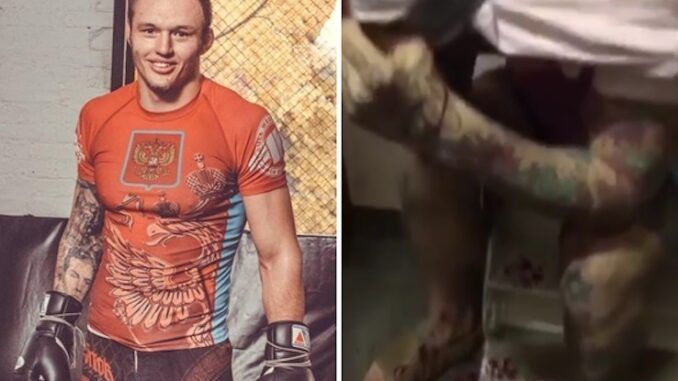 Ukrainian nazi's capture and torture MMA fighter Maxim Ryndovsky