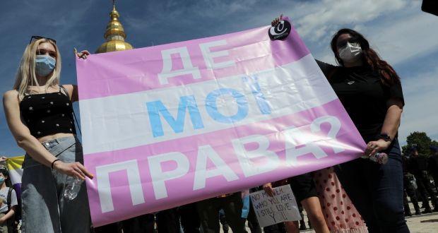 Ukraine trans women refugges